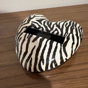 Post It Pop Up Note Dispenser Heart Shaped Zebra Print Y2K BOSS GIRLY WORKPLACE